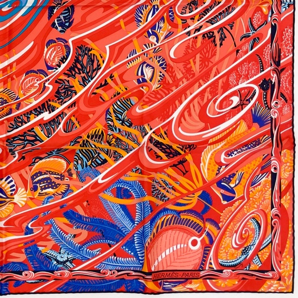 COLLECTIBLE NWT Hermes Scarf “De la Mer au Ciel” - Picture 11 of 11